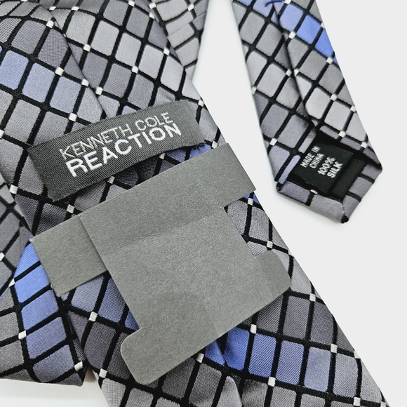 KENNETH COLE REACTION | geometric print neck tie - Picture 5 of 5